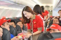 Vietjet mở 2 chuyến bay thẳng đến Thường Châu cho cổ động viên U23 Việt Nam
